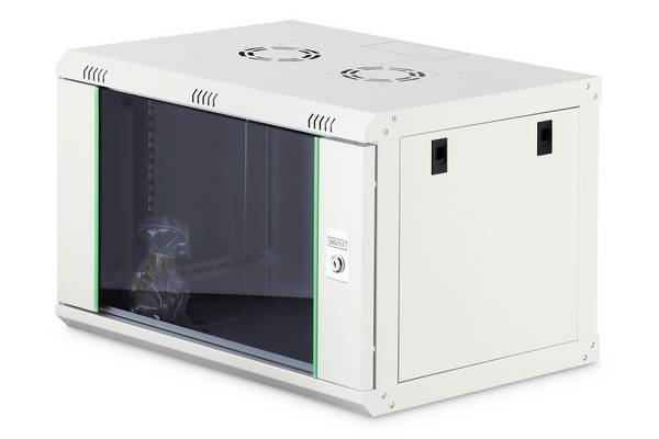 Digitus DN-19 07-U-EC 19 Zoll Wandgehäuse (B x H x T) 600 x 416 x 450 mm 7 HE Lichtgrau (RAL 7035)