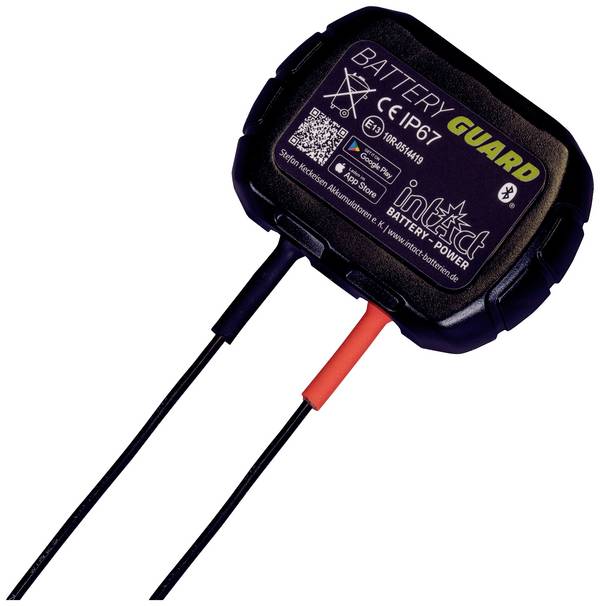 Intact GL10 Battery-Guard Batterieüberwachung 12 V Bluetooth® Verbindung, appfähig, Ladeüberwachung 15 mm x 60 mm x 45 mm