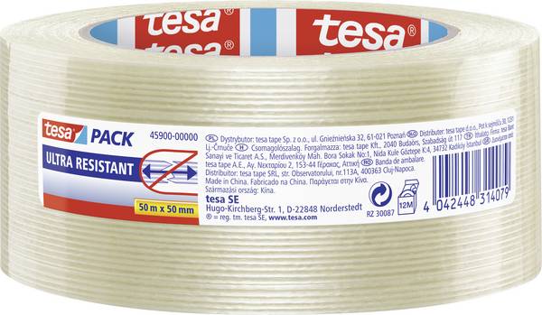 tesa ULTRA RESISTANT 45900-00000-00 Filament-Klebeband tesapack® Transparent (L x B) 50 m x 50 mm 1 St.