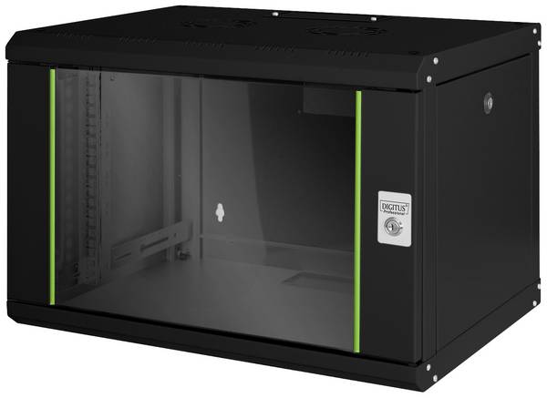 Digitus DN-19 07-U-SW 19 Zoll Wandgehäuse (B x H x T) 600 x 420 x 450 mm 7 HE Schwarz (RAL 9005)