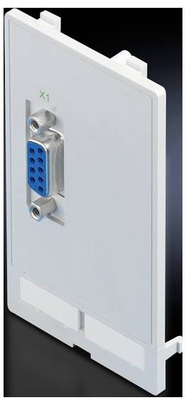 Rittal SZ 2482.510 Schnittstelleneinsatz Polycarbonat Grau, Gelb 1 St.