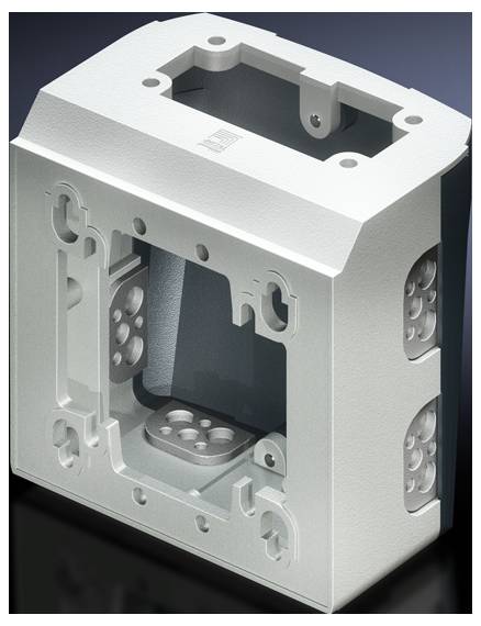 Rittal CP 6206.480 Anschlusskonsole starr Zink Grau 1 St.