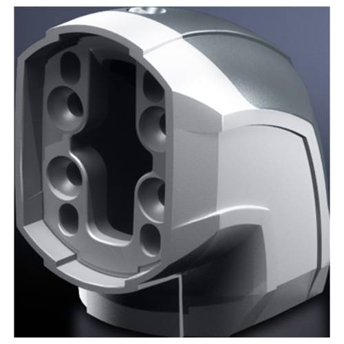 Rittal CP 6206.600 Winkeladapter Aluminium, Kunststoff Lichtgrau (RAL 7035) 1 St.