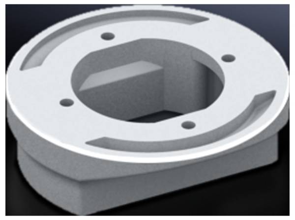 Rittal CP 6212.500  Adapter starr Aluminium Hellgrau  1 St.