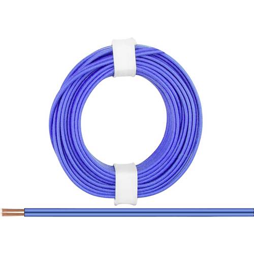 Donau Elektronik 218-22 Litze 2 x 0.14 mm² Blau 5 m