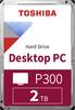 Toshiba P300 2 TB Interne Festplatte 8.9 cm (3.5 Zoll) SATA III HDWD120UZSVA Bulk
