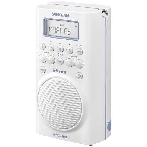 Thumbnail - Sangean H205 Badradio DAB+, UKW Bluetooth® wasserdicht Weiß