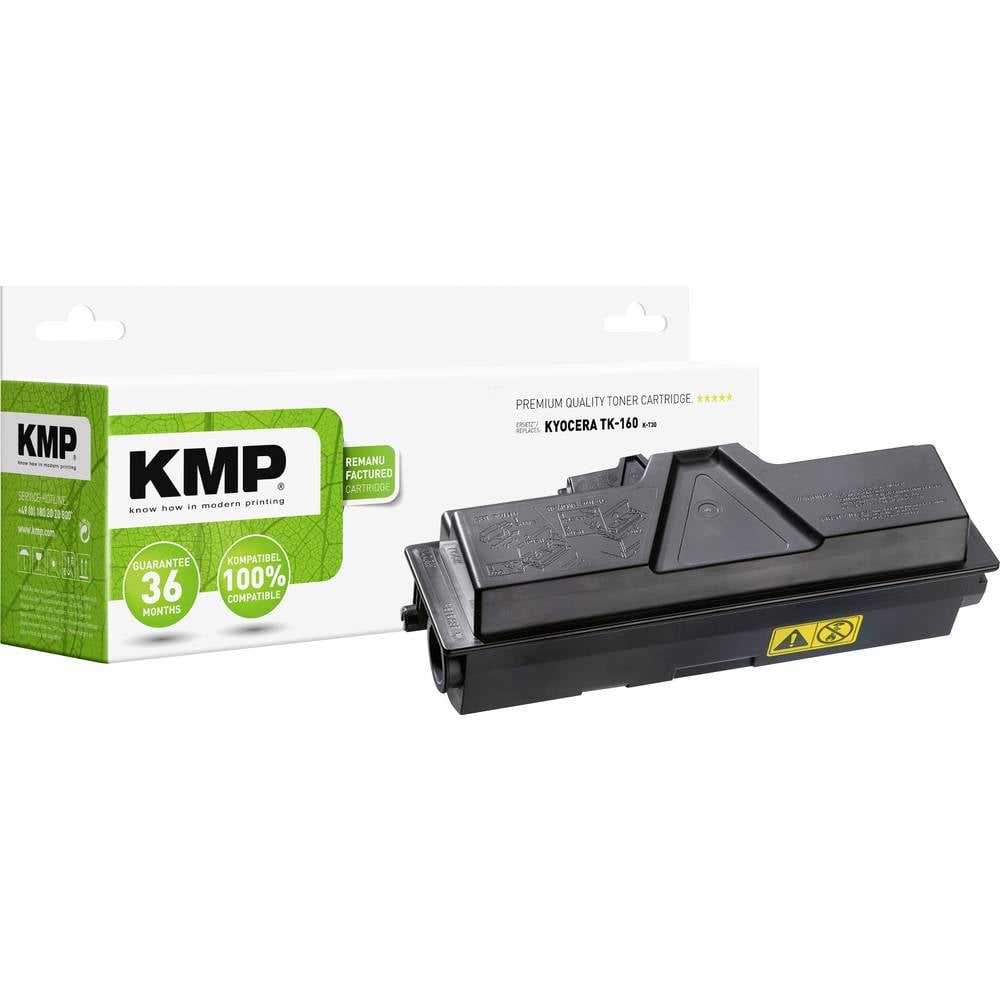KMP Compatibel Tonercassette vervangt Kyocera TK-160 Zwart