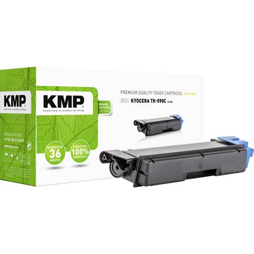 KMP Tonerkassette ersetzt Kyocera TK-590C Kompatibel Cyan 5000 Seiten K-T53