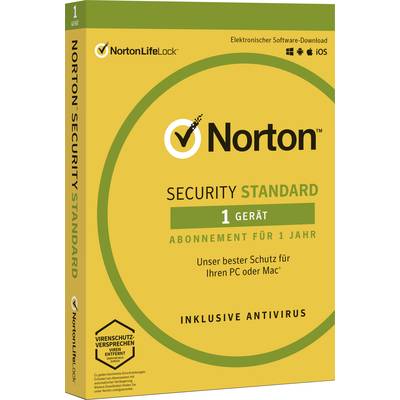 Norton Life Lock Norton™ Security Standard 3.0 Vollversion, 1 Lizenz Windows, Mac Sicherheits-Software