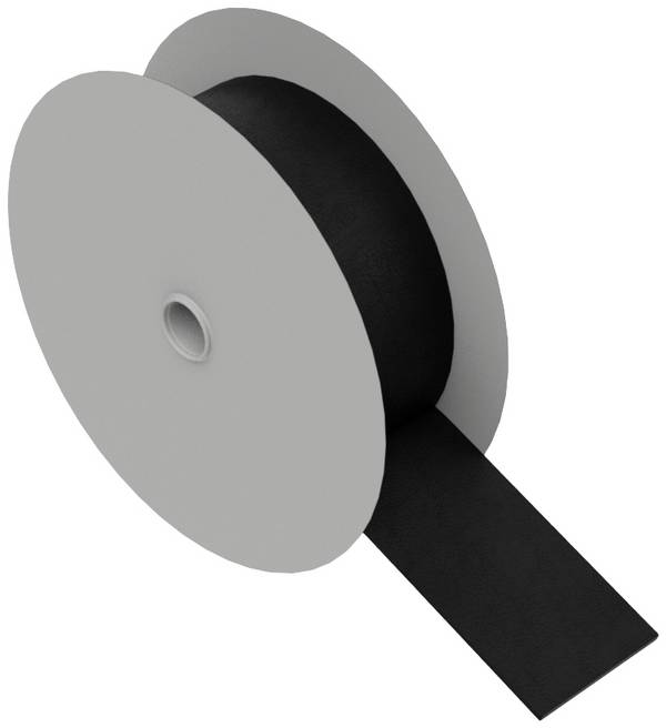 Hebotec 11-KE30005FRT Klettband zum Bündeln Haft- und Flauschteil (L x B) 5000 mm x 30 mm Schwarz 5 m