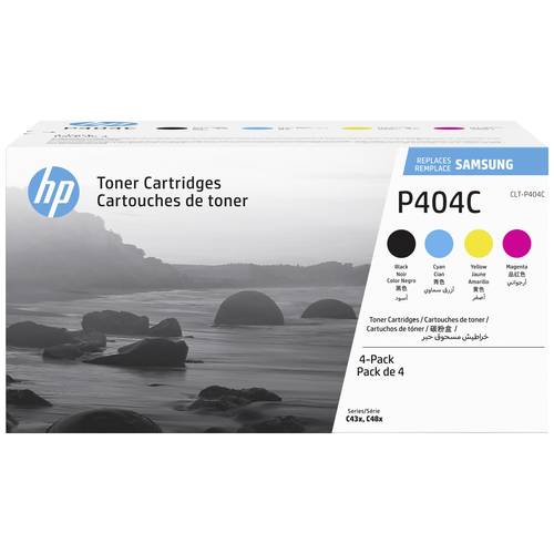 HP Toner CLT-P404C Original Kombi-Pack Schwarz, Cyan, Magenta, Gelb 1500 Seiten SU365A
