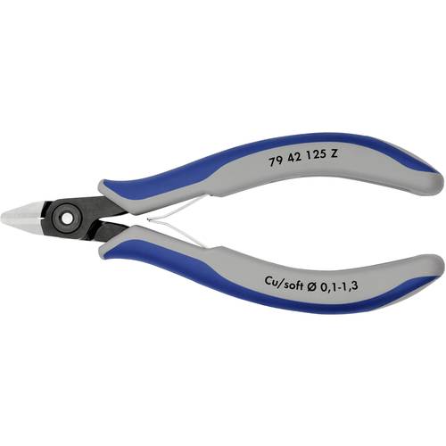 Knipex 79 42 125 Z 79 42 125 Z Elektronik- u. Feinmechanik Seitenschneider ohne Facette 125 mm