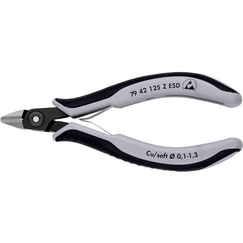 Knipex 79 42 125 Z ESD 79 42 125 Z ESD ESD Seitenschneider mit Facette 125 mm