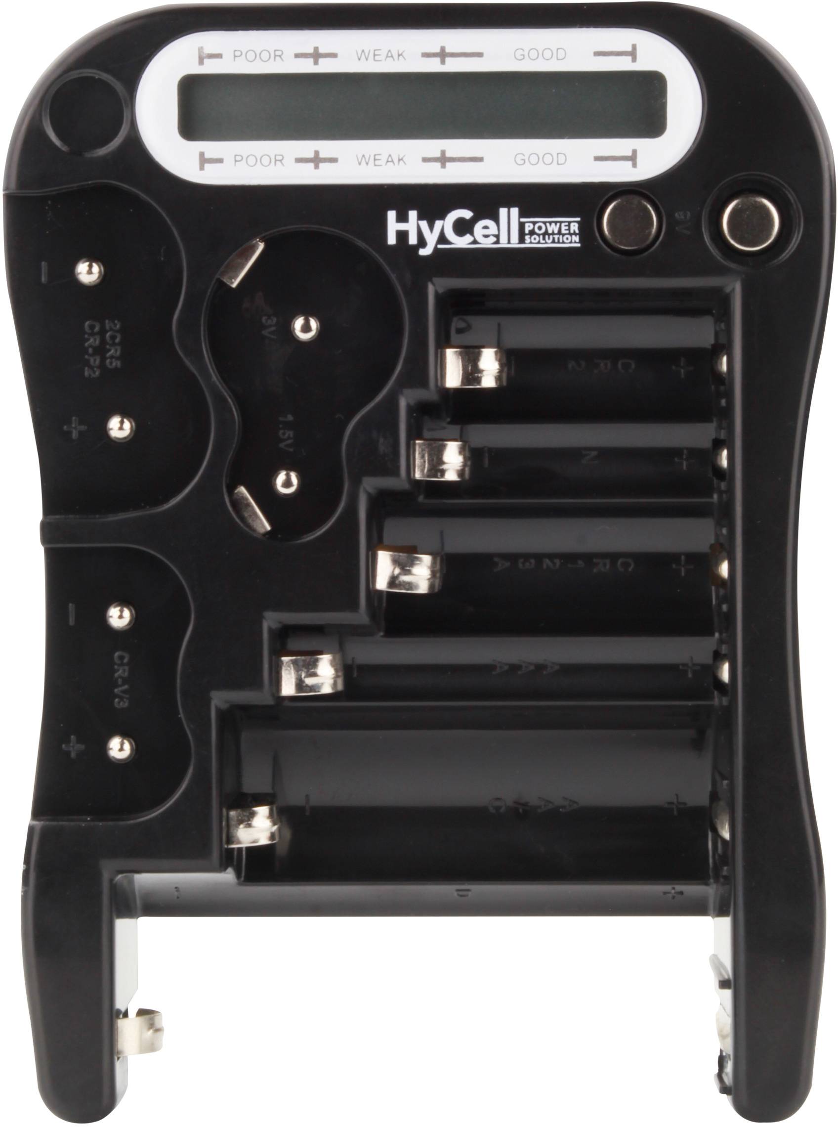 HyCell Batterietester Batterietester LCD Messbereich (Batterietester) 1,5 V, 3 V, 6 V, 9 V Batterie 1900-0037-3