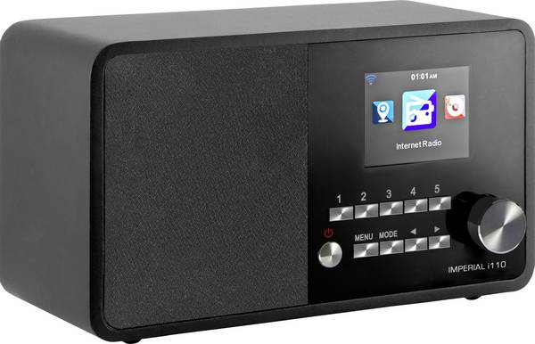 Imperial i110 Internet Tischradio Internet USB, Internetradio   Schwarz