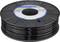 Eine schwarze Rolle 3D-Drucker-Filament mit der Aufschrift 'innofil3D by BASF'.