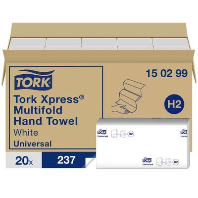 TORK 150299 Xpress Multifold Universal Papierhandtücher (L x B) 23.4 cm x 21.3 cm Weiß  4740 St.