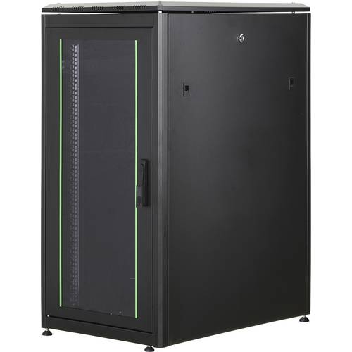 Digitus DN-19 22U-6/8-B-1 19 Zoll Netzwerkschrank (B x H x T) 600 x 1164 x 800 mm 22 HE Schwarz (RAL 9005)