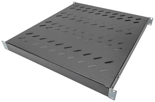 Digitus DN-97647 19 Zoll  Netzwerkschrank-Geräteboden  1 HE  variable Befestigungsschienen Geeignet für Schranktiefe: 800 mm Schwarz (RAL 9005)