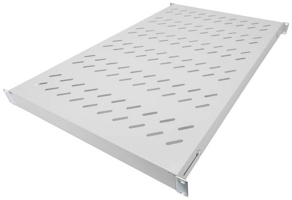 Digitus DN-97648 19 Zoll  Netzwerkschrank-Geräteboden  1 HE  variable Befestigungsschienen Geeignet für Schranktiefe: 1000 mm Lichtgrau (RAL 7035)
