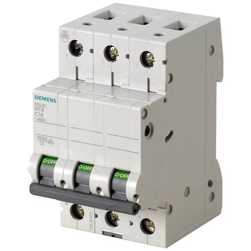 Thumbnail - Siemens 5SL43106 5SL4310-6 Leitungsschutzschalter 3polig 10 A 400 V