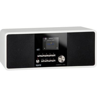 Schwarzes Digitalradio mit Display und Lautsprechern. Zeigt Sender 'STAR*SAT RADIO' an. Knöpfe zur Steuerung darunter.