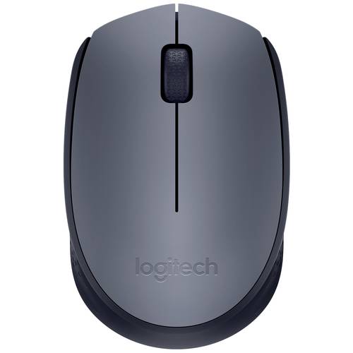 Logitech M170 Maus Funk Optisch Grau, Schwarz 3 Tasten