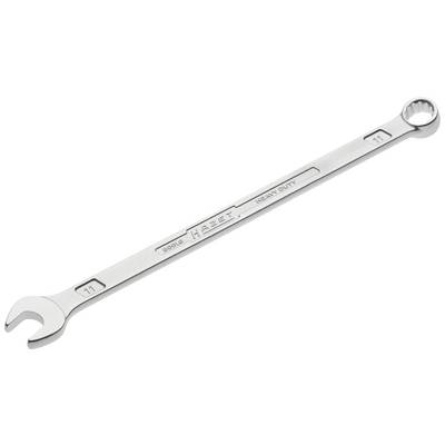 Doppelmaulschlüssel aus Metall, eine Seite offen und die andere als Ringschlüssel, markiert mit '17' und 'HAZET HEAVY DUTY'.