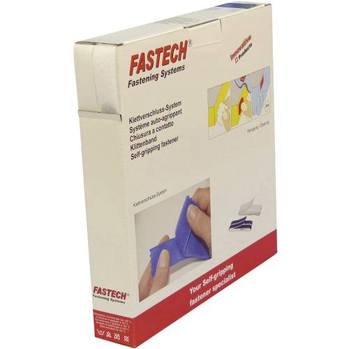Thumbnail - FASTECH® B20-STD-HL000025 Klettband zum Aufnähen Haft- und Flauschteil (L x B) 25 m x 20 mm Weiß 25 m