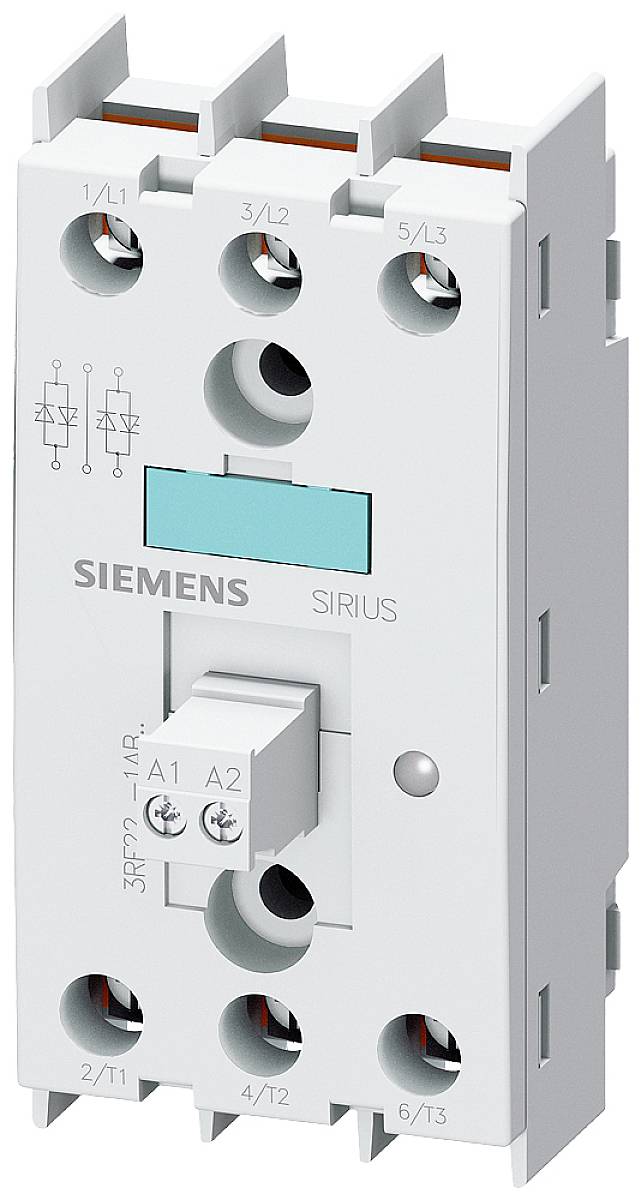 Siemens Halbleiterrelais 3RF22551AB45 55 A Schaltspannung (max.): 600 V/AC Nullspannungsschaltend 1 St.