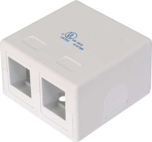 Digitus AT-AG 302A-WH 2 Port Consolidation Point Unbestückt Mehrfarbig Unbestückt
