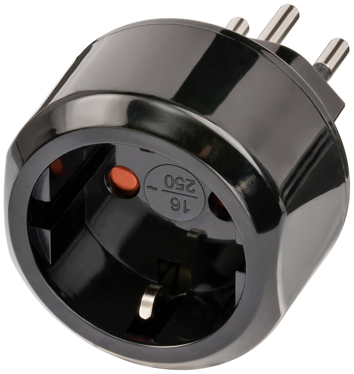 Adapter Travel Brennenstuhl Stecksystem CH/Aufsatz DE Sicher