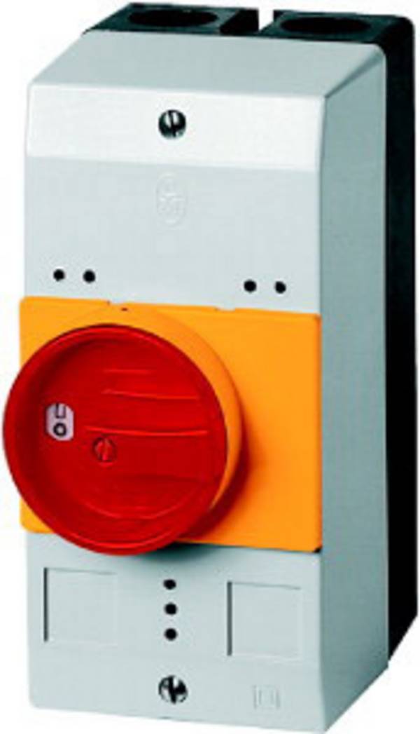 Eaton CI-PKZ0-GRM 260104 Leergehäuse mit NOT-Aus-Schalter (L x B x H) 97 x 80 x 160 mm NOT-AUS Rot, Gelb, Grau, Schwarz 1 St.