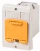 Eaton E-PKZ01-SVB 281635 Leergehäuse Einbau, absperrbar (L x B x H) 80 x 85 x 129 mm Grau, Gelb 1 St.