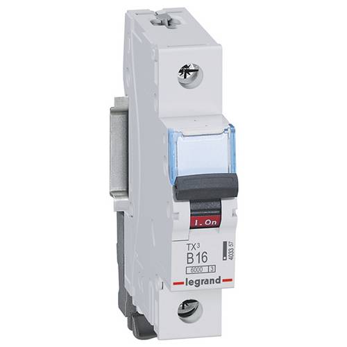 Legrand 403357 TX3 LS B16A 1P 6KA 1M Leitungsschutzschalter 1polig 16 A 230 V, 400 V