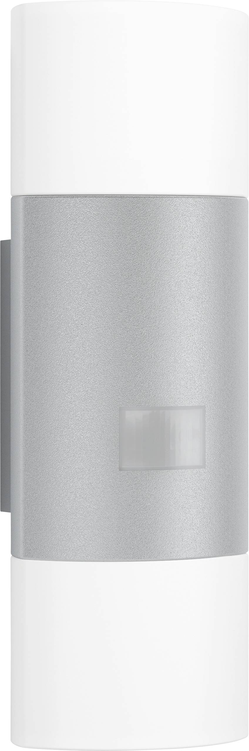 Steinel 910 576219 LED-Außenwandleuchte mit Bewegungsmelder LED LED fest eingebaut 9.8 W Silber