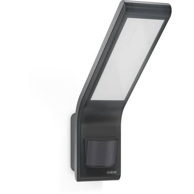 Steinel LED Außenstrahler XLED slim S anthrazit mit Bewegungsmelder 9,3 W Fluter 862 lm Flutlicht Hauseingang warmweiß