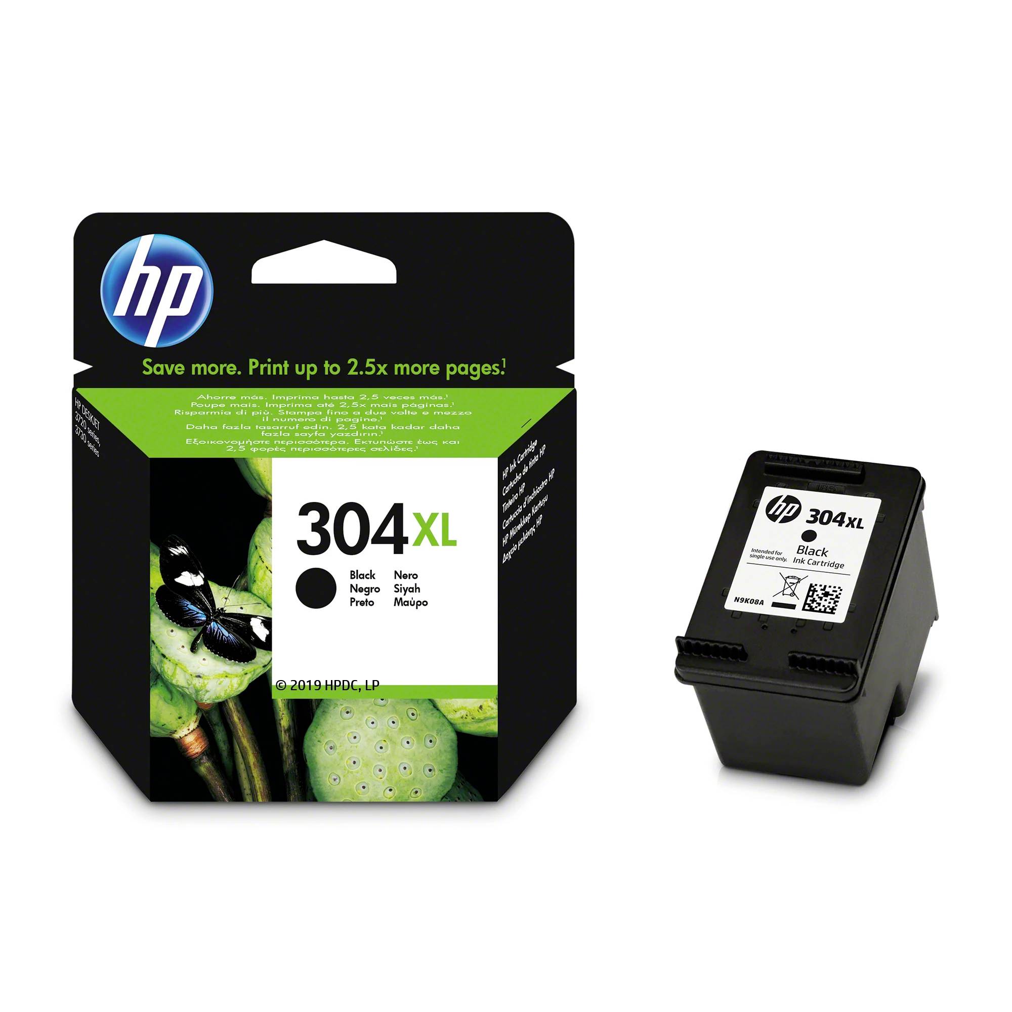 HP 304XL Druckerpatrone Original Schwarz N9K08AE Tinte