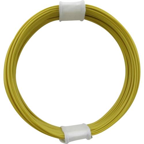 Donau Elektronik 110-3 Litze 1 x 0.04 mm² Gelb 10 m