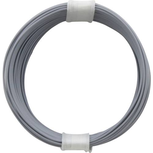 Donau Elektronik 110-9 Litze 1 x 0.04 mm² Grau 10 m