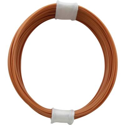 Donau Elektronik 110-7 Litze 1 x 0.04 mm² Orange 10 m