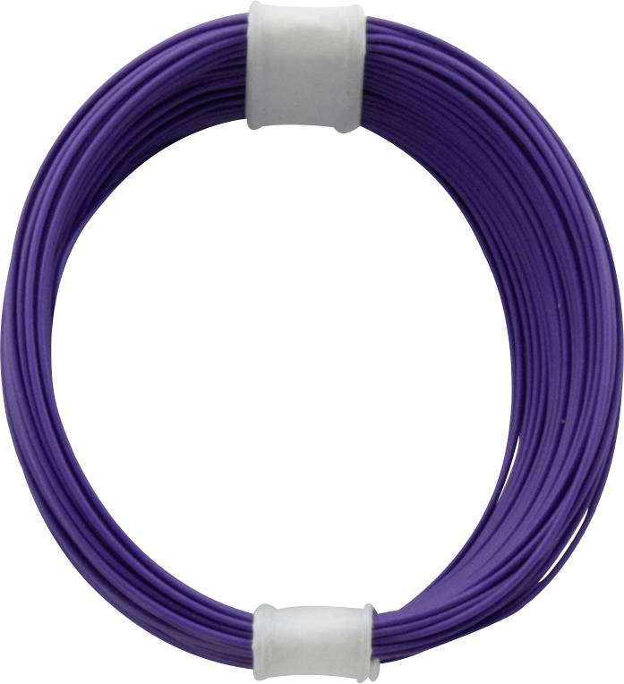 NONAME 110-6 Litze 1 x 0.04 mm² Violett 10 m