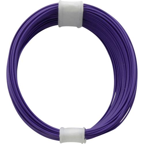 Donau Elektronik 110-6 Litze 1 x 0.04 mm² Violett 10 m