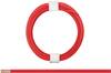 Donau Elektronik 114-00 Litze 2 x 0.08 mm² Rot 5 m