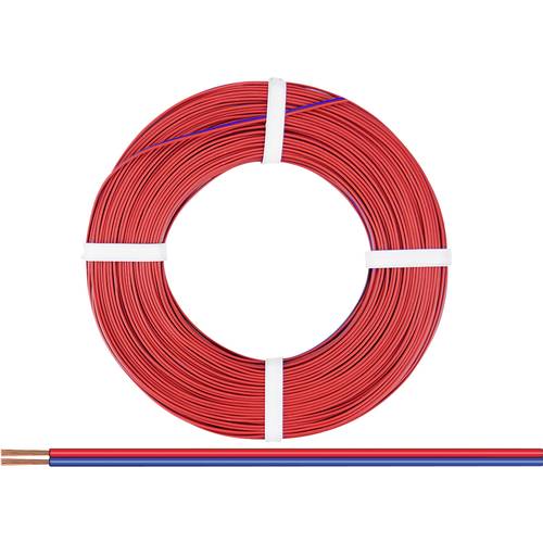 Donau Elektronik 218-02-25 Litze 2 x 0.14 mm² Rot, Blau 25 m