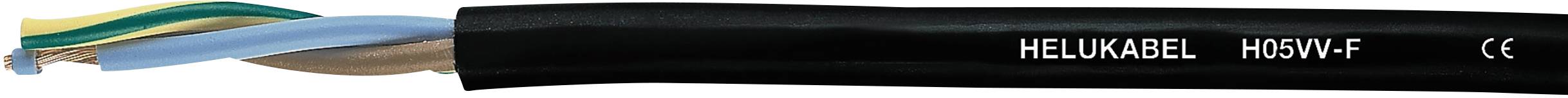 HELUKABEL 29468SW Schlauchleitung H05VV-F 3 G 1.50 mm² Schwarz Meterware
