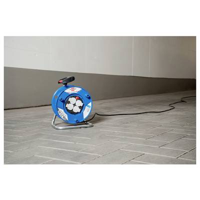 Brennenstuhl 1218050 Kabeltrommel 25.00 m Schwarz Schutzkontakt-Stecker-7
