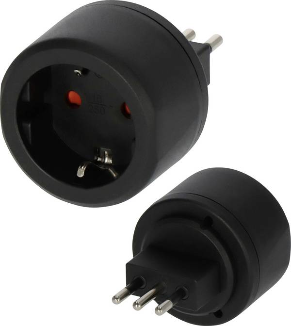 Brennenstuhl 1508470 Reiseadapter Brennenstuhl 1508470, Universal, Drinnen, 250 V, Schwarz, 10 A