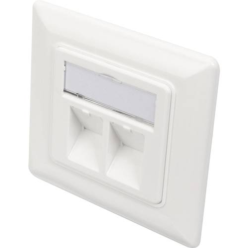 Digitus DN-93801-1 Keystone-Halterung 2-fach Weiß